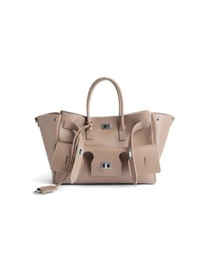 Balenciaga Borsa Carry All Bel Air Piccola - Neutro
