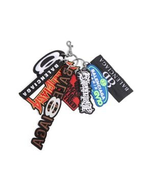Balenciaga Anhänger/Schlüsselring Patches - Blau