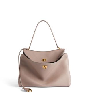 Balenciaga Rodeo Handbag Medium Grained Calfskin - Multicolour