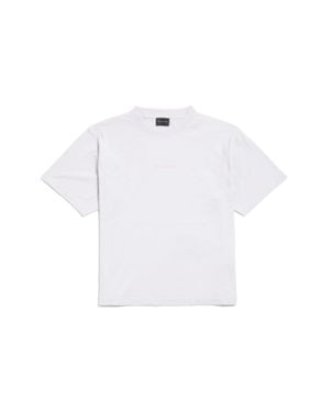 Balenciaga Back T-Shirt Medium Fit - White