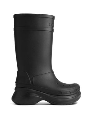 Balenciaga X Crocs Wellington Boots - Black