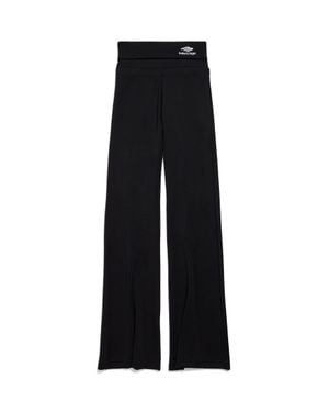 Balenciaga 3B Sports Icon Foldover Leggings - Black