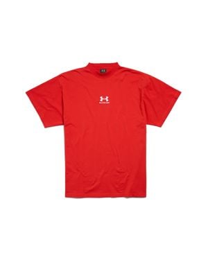 Balenciaga Under Armor T-shirt Oversized - Red