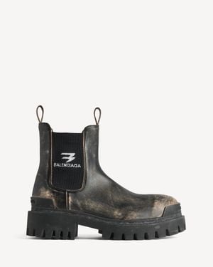 Balenciaga Strike Chelsea Boot - Black