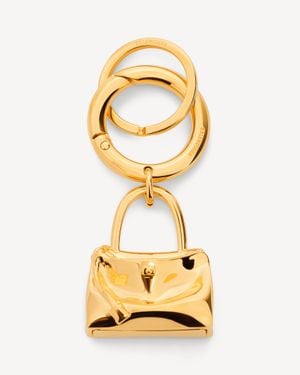 Balenciaga Carousel Rodeo Schlüsselring - Mettallic