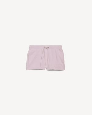 Balenciaga Masking Tape Regular Fit Shorts - Pink