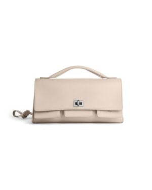 Balenciaga Bel Air Clutch On Strap Small - Pink