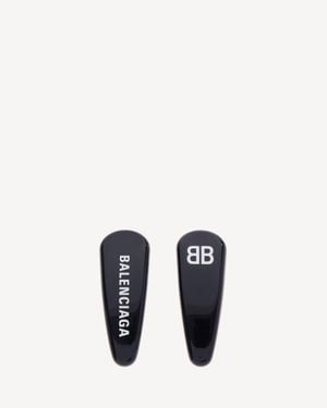 Balenciaga Holli Hair Clip Set - Blue