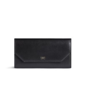 Balenciaga Envelope Lange Brieftasche Mit Kartenetui - Schwarz