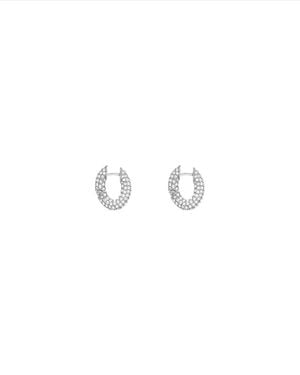 Balenciaga Loop Xxs Earrings - White