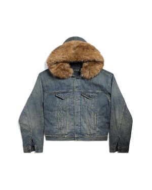 Balenciaga Giacca Boxy - Blu