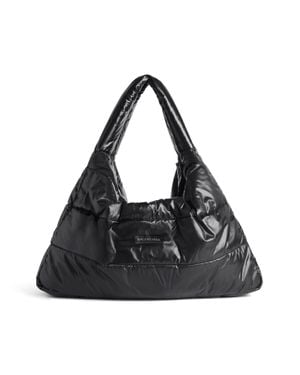 Balenciaga Puffer Hobo Bag Medium - Black