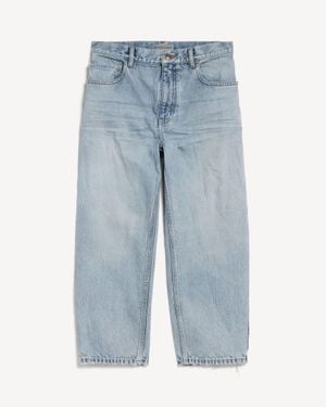 Balenciaga Pantalones Capri Jackie - Azul