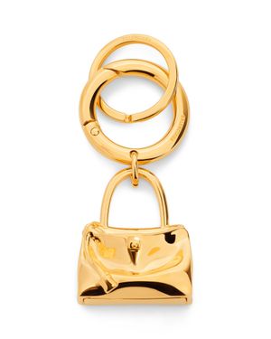 Balenciaga Carousel Rodeo Schlüsselring - Mettallic