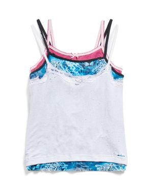 Balenciaga Top Layered - Azul