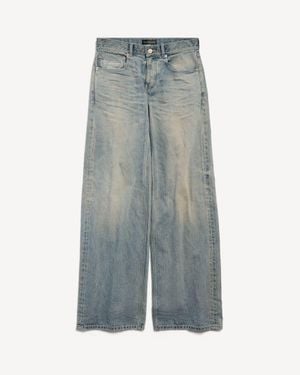 Balenciaga Wide Leg Baggy Trousers - Grey