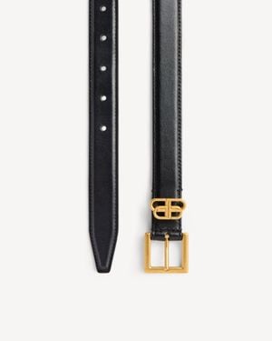 Balenciaga Bb Loop Belt - Black