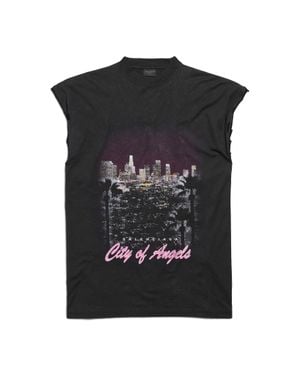 Balenciaga Camiseta Sin Mangas City Of Angels - Negro
