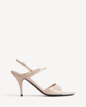 Balenciaga Avenue Bow Sandal - White
