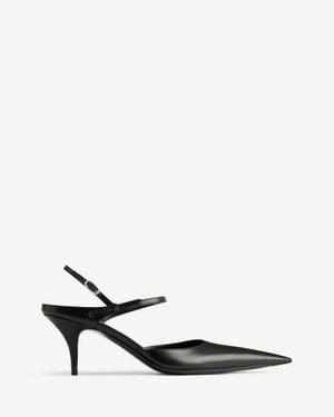 Balenciaga Avenue Bow Slingback - Black