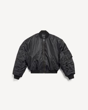 Balenciaga Standard Bomber Jacket - Black