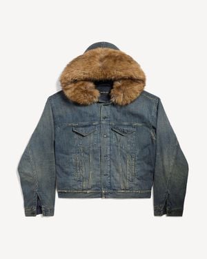 Balenciaga Boxy Jacket - Blue