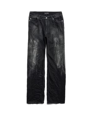 Balenciaga Pantaloni Taglio Disinvolto - Nero