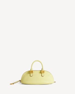 Balenciaga Bolero Bowling Bag Nano - Yellow