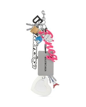 Balenciaga Paloma Charm/Keychain in Red | Lyst