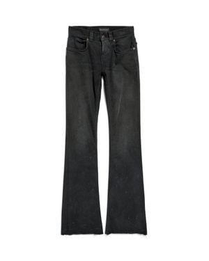 Balenciaga Körperbetonte Bootcut Hose - Schwarz