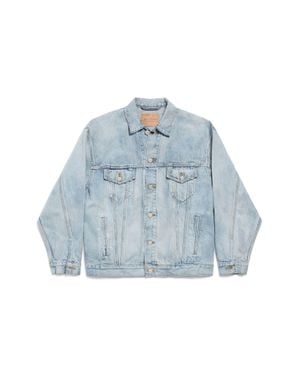 Balenciaga Chaqueta Vaquera Regular Fit - Azul