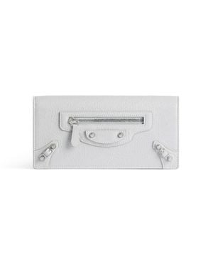Balenciaga Le City Money Längliche Brieftasche - Weiß