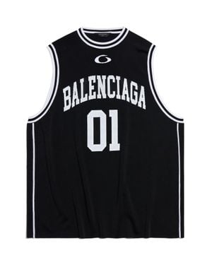 Balenciaga Camiseta Top De Tirantes - Negro