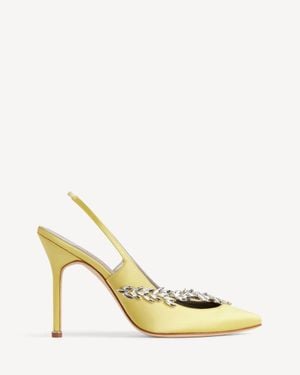 Balenciaga Manolo Blahnik Slingback - Metallic