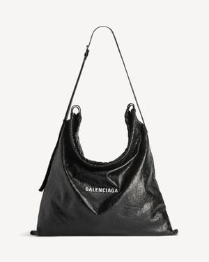 Balenciaga Shopper Dust Bag Crossbody Pouch Large - Black