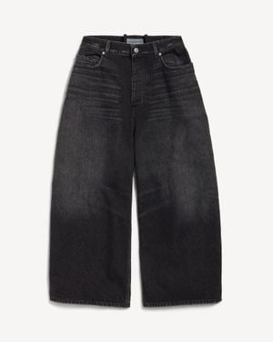 Balenciaga Jeans Mit Geschwungenem Bein - Schwarz