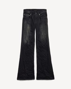Balenciaga Wide Leg Trousers - Black
