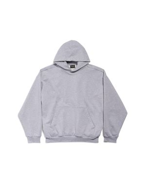 Balenciaga Patch Garde-Robe Hoodie Medium Fit - Grey