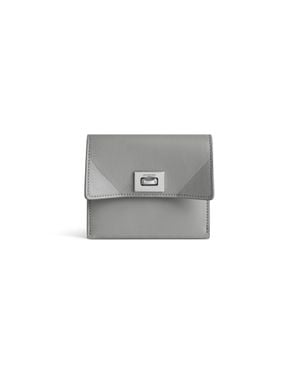 Balenciaga Rodeo Flap-Kartenetui - Grau