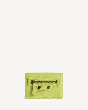 Balenciaga Le City Mini Wallet - Green