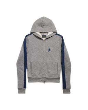 Balenciaga Lion Zip-Up Hoodie - Grey
