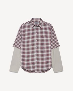 Balenciaga Wrong Sleeve Shirt - Purple