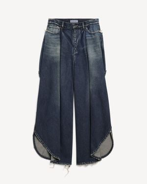 Balenciaga Pantalones Tulipán - Azul