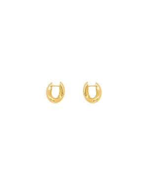 Balenciaga Loop Xxs Earrings - Metallic