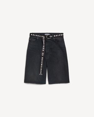 Balenciaga Belted Shorts - Black