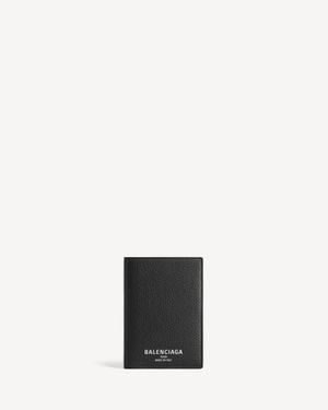 Balenciaga Credit Passport Holder - Black