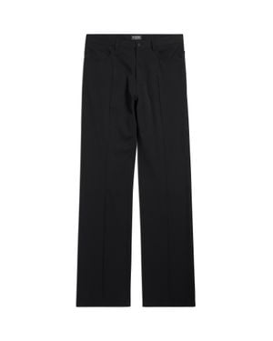 Balenciaga Straight Fit Tailored Pants - Black