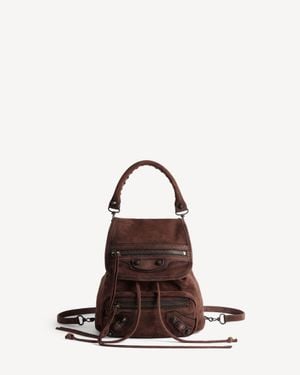 Balenciaga Le City Rucksack Mini - Braun