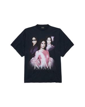 Balenciaga Pigalle T-Shirt Oversized in Black | Lyst UK