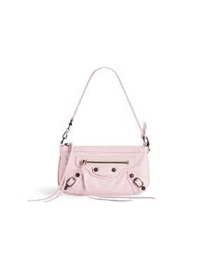 Balenciaga Le City Pochette Mit Riemen - Pink
